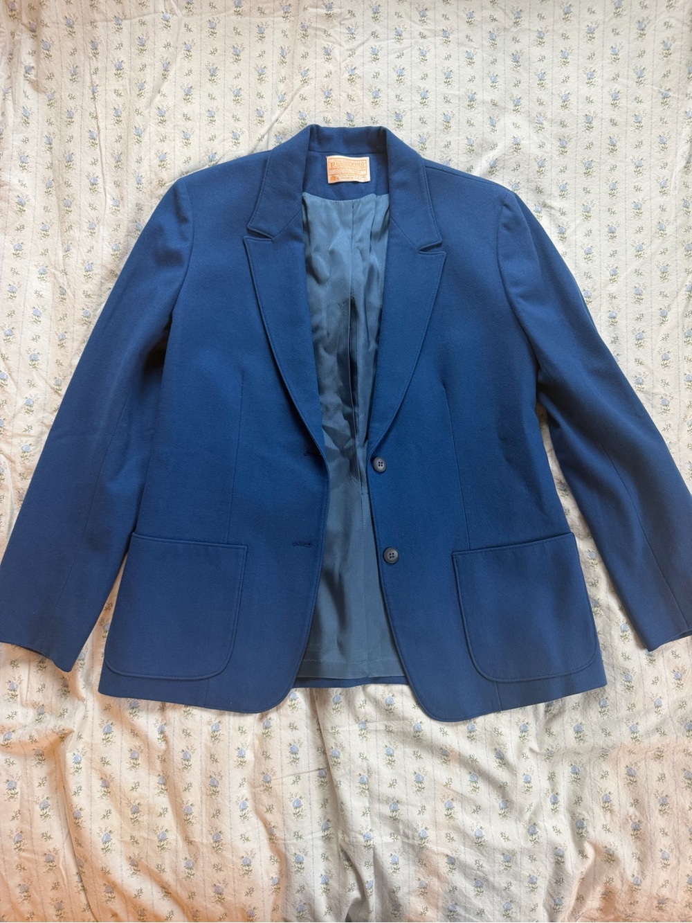 Women’s Vintage Navy Blue Blazer